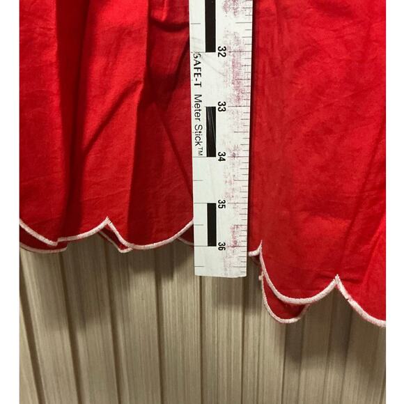 Pomander Place by Tuckernuck Embroidered Cotton Dress Red Size XXL - Picture 8 of 8